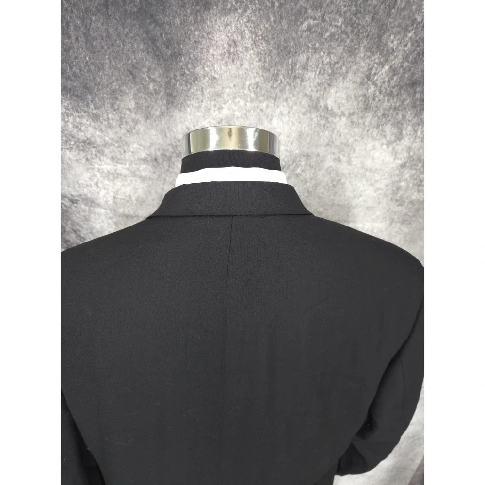 Gianfranco Ruffini  Blazer Jacket Mens 40S Black Sports Coat 3 Buttons Business‎